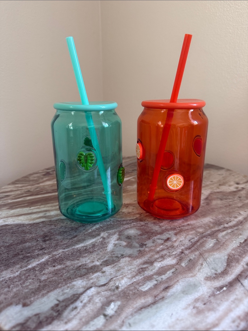 Viral Tik tok glass jar cups